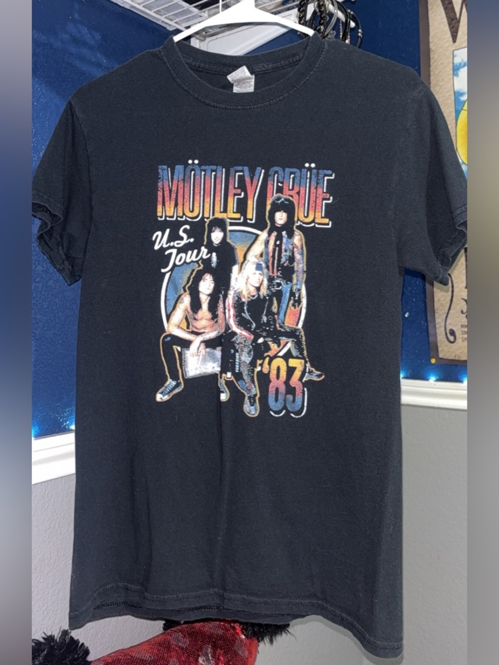 Vintage motley cruë t-shirt black